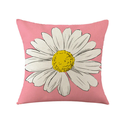 Spring Pillow Covers Daisy Couch Pillow Cases Farmhouse Throw Pillows Spring Decor for Outdoor