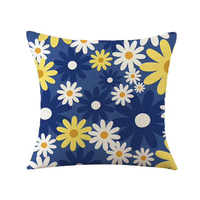 Spring Pillow Covers Daisy Couch Pillow Cases Farmhouse Throw Pillows Spring Decor for Outdoor