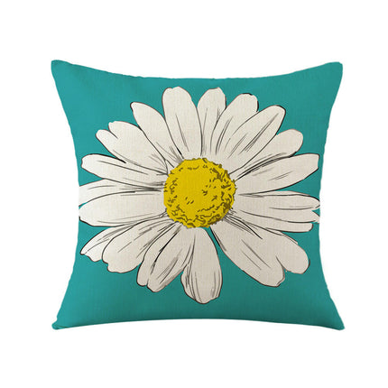 Spring Pillow Covers Daisy Couch Pillow Cases Farmhouse Throw Pillows Spring Decor for Outdoor