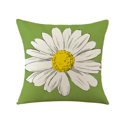 Spring Pillow Covers Daisy Couch Pillow Cases Farmhouse Throw Pillows Spring Decor for Outdoor