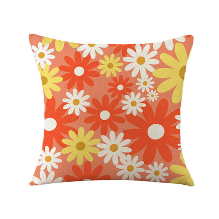 Spring Pillow Covers Daisy Couch Pillow Cases Farmhouse Throw Pillows Spring Decor for Outdoor