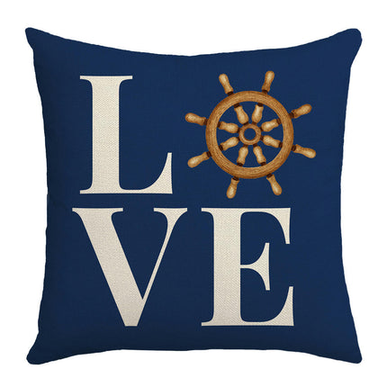 Throw Pillow Covers Summer Beach Ocean Decorative Outdoor Pillow Covers Nautical Pillow case for Home