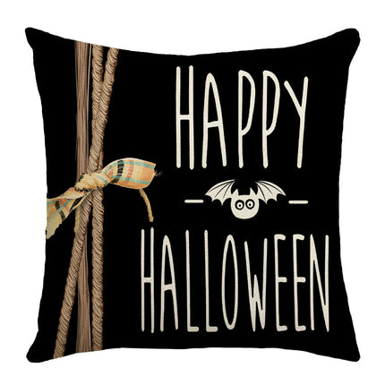 Halloween Decorations Pillow Covers Ghost Throw Pillow Covers Pumpkin Cushion Covers for Sofa