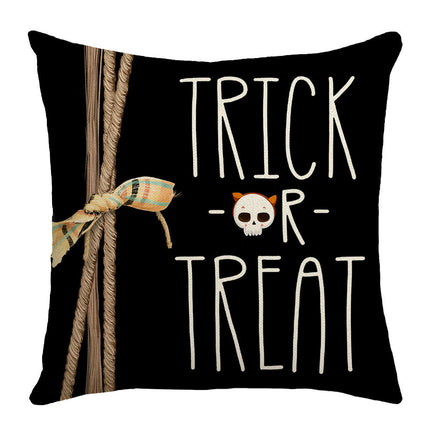 Halloween Decorations Pillow Covers Ghost Throw Pillow Covers Pumpkin Cushion Covers for Sofa