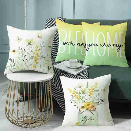 Farmhouse Decor Pillow Covers Vase Decorative Throw Pillow Covers Home Pillowcase Pillow Case for Home