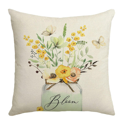 Farmhouse Decor Pillow Covers Vase Decorative Throw Pillow Covers Home Pillowcase Pillow Case for Home