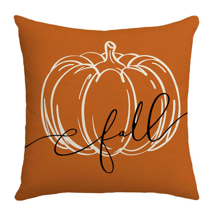 Pumpkin Pillow Covers Thanksgiving Decor Autumn Cushion Covers Outdoor Throw Pillow Covers