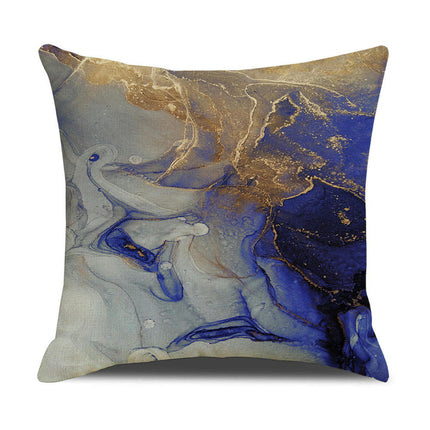 Modern marble texture Throw Pillow Covers Gold Pillow Covers,Decorative Cushion Covers for Sofa