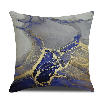 Modern marble texture Throw Pillow Covers Gold Pillow Covers,Decorative Cushion Covers for Sofa