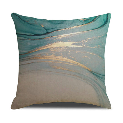 Modern marble texture Throw Pillow Covers Gold Pillow Covers,Decorative Cushion Covers for Sofa