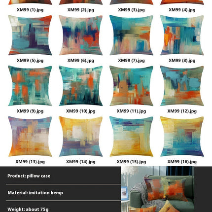 Tie dye Throw Pillow Covers Soft Cushion Covers Square Pillow Cases for Sofa Home Decorations