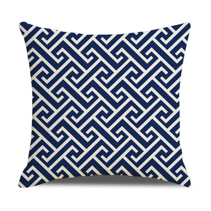 Throw Pillow Covers Decorative Geometric Pillow Covers Modern Pattern Linen Square Cushion Cases for Home