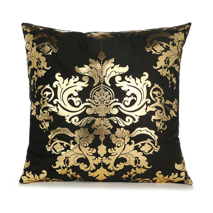 Home Decorative Throw Pillow Covers Gold Pillow Covers Geometric Square Cushion Covers For Sofa