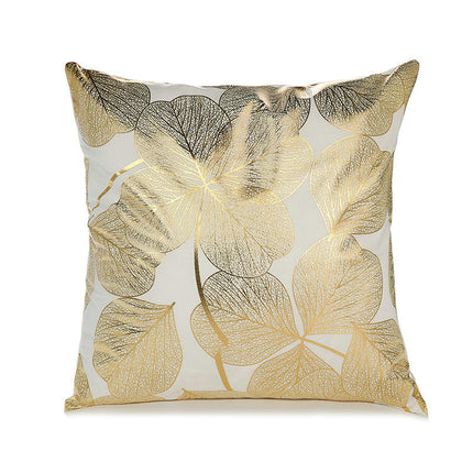 Home Decorative Throw Pillow Covers Gold Pillow Covers Geometric Square Cushion Covers For Sofa