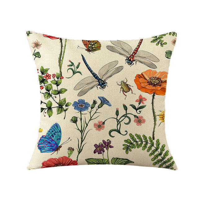 Throw Pillow Covers with Flowers Farmhouse Floral Pillow Cushion Cases Decorative Pillowcases Home Decor