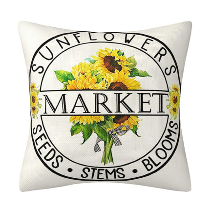 Throw Pillow Covers,Soft Flowers Pillow Covers Decorative Pillow Cases, Square Floral Cushion Covers