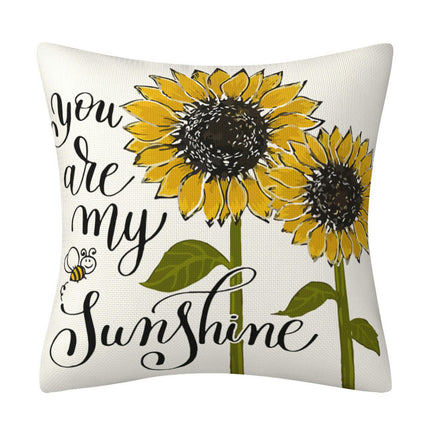 Decorations Pillows Covers Sunflower Throw Cushion Covers Lumbar Pillow Cases for Couch Sunflower Decor