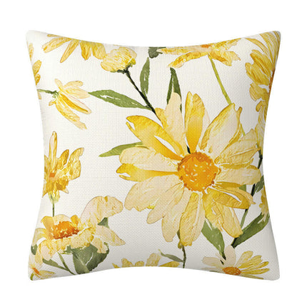 Flower Pillow Covers Throw Pillow Covers for Sofa Couch Bench Bed Patio Farmhouse Home Decor