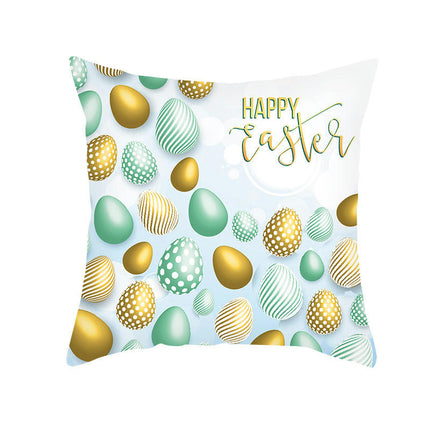 Easter Pillow Cover,Decorative Throw Pillow Case Outdoor Indoor Square Cushion Covers for Home Sofa Couch