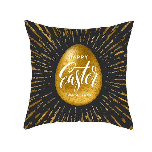 Easter Pillow Cover,Decorative Throw Pillow Case Outdoor Indoor Square Cushion Covers for Home Sofa Couch