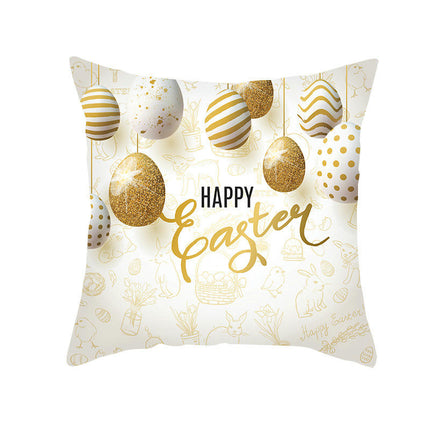 Easter Pillow Cover,Decorative Throw Pillow Case Outdoor Indoor Square Cushion Covers for Home Sofa Couch