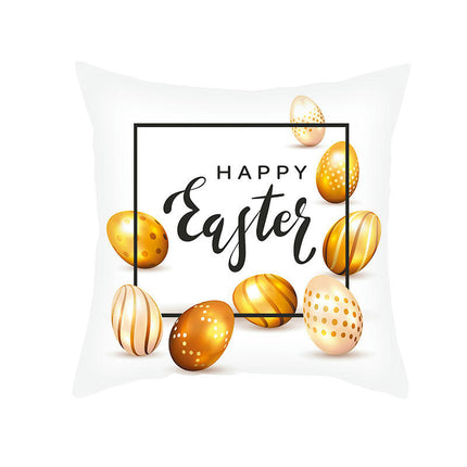 Easter Pillow Cover,Decorative Throw Pillow Case Outdoor Indoor Square Cushion Covers for Home Sofa Couch