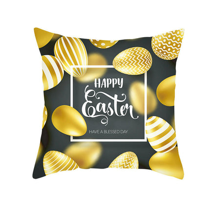 Easter Pillow Cover,Decorative Throw Pillow Case Outdoor Indoor Square Cushion Covers for Home Sofa Couch