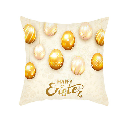 Easter Pillow Cover,Decorative Throw Pillow Case Outdoor Indoor Square Cushion Covers for Home Sofa Couch