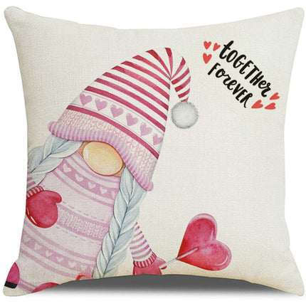 Valentines Day Pillow Covers Valentines Throw Pillowcase, Love  Heart Pillows Cushion Case for Home Decor