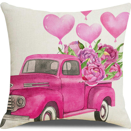 Valentines Day Pillow Covers Valentines Throw Pillowcase, Love  Heart Pillows Cushion Case for Home Decor