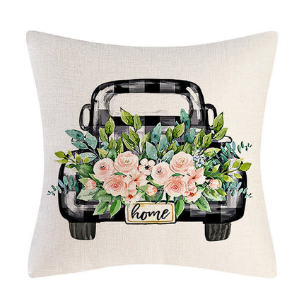 Flowers and Plants Decorative Throw Pillow Covers-Pillows Cushion Case for Sofa Couch Bed Home Outdoor Car