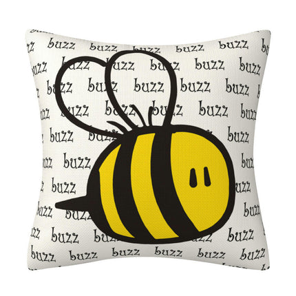 Outdoor Waterproof Throw Pillow Covers Bee Pillows Cover Decorative for Home Garden Sofa Couch