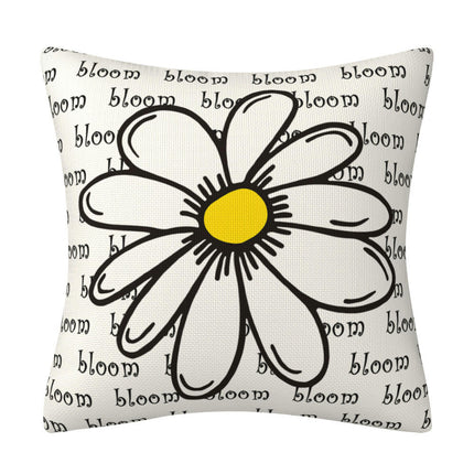 Outdoor Waterproof Throw Pillow Covers Bee Pillows Cover Decorative for Home Garden Sofa Couch