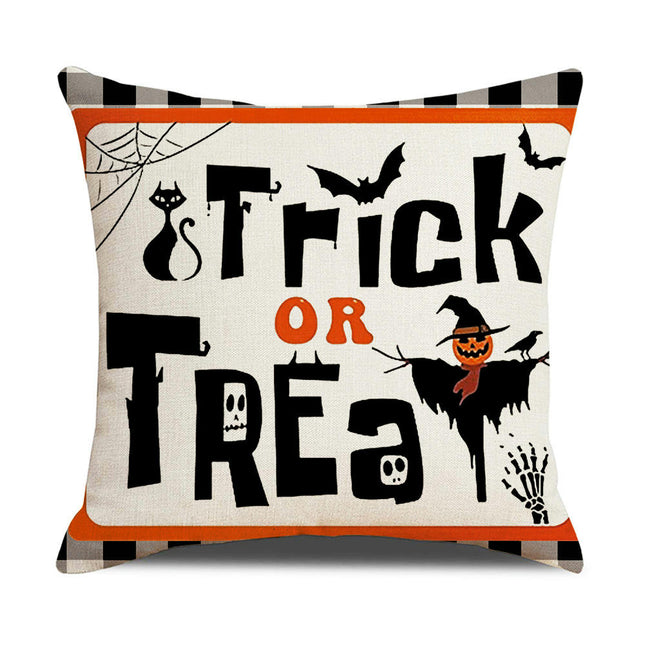 Halloween Pillow Covers Ghost Pumpkins Pillowcase Holiday Throw Pillows Couch Cushion Case for Home Decor