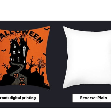 Halloween Pillow Covers Ghost Pumpkins Pillowcase Holiday Throw Pillows Couch Cushion Case for Home Decor