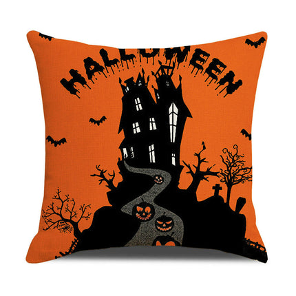 Halloween Pillow Covers Ghost Pumpkins Pillowcase Holiday Throw Pillows Couch Cushion Case for Home Decor