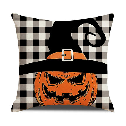 Halloween Pillow Covers Ghost Pumpkins Pillowcase Holiday Throw Pillows Couch Cushion Case for Home Decor