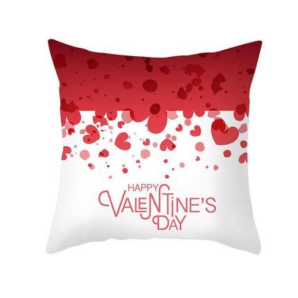 Valentine's Day Throw Pillow Covers Cases Square Decorative Cushion Covers Pillowcase Cushion Case for Sofa