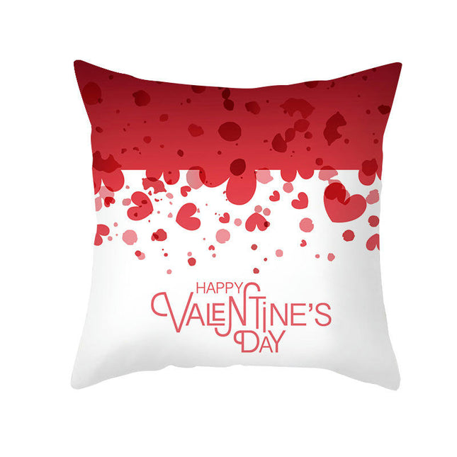 Valentine's Day Throw Pillow Covers Cases Square Decorative Cushion Covers Pillowcase Cushion Case for Sofa