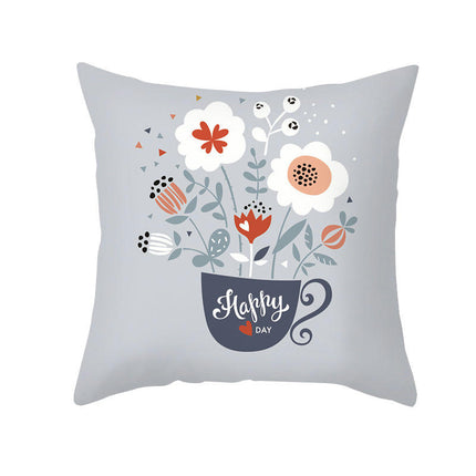 Valentine's Day Throw Pillow Cover Cushion Case, Decorative Square Pillow Case for Sofa Couch Home Decor