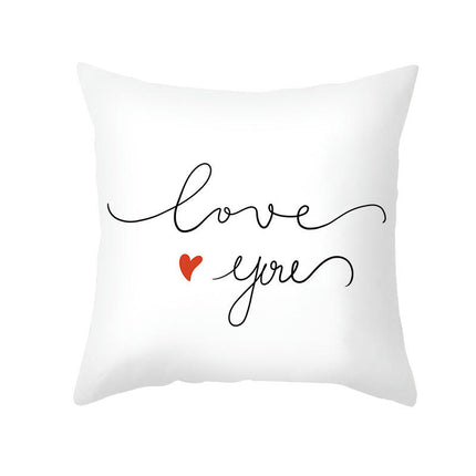 Love Throw Pillows Valentines Day Pillow Cover Heart Cushion Covers Valentines Day Decor for Home