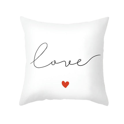 Love Throw Pillows Valentines Day Pillow Cover Heart Cushion Covers Valentines Day Decor for Home