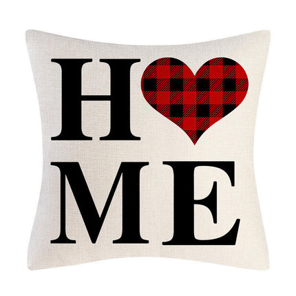 Heart Cushion Covers Love Square Throw Pillows Valentines Day Pillow Cover Valentines Day Decor for Home