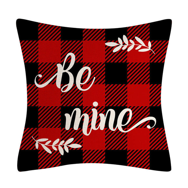 Heart Cushion Covers Love Square Throw Pillows Valentines Day Pillow Cover Valentines Day Decor for Home