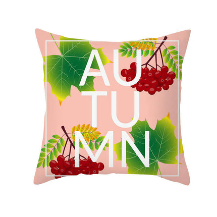 Outdoor Flower Throw Pillow Covers Waterproof Pillow Case Decorative Summer Cushion Case for Bed