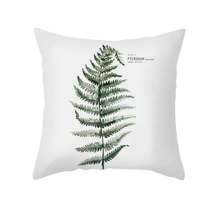 Green Outdoor Cushion Covers Waterproof Throw Pillow Covers Summer Leaves Pillows Cover Decorative for Home