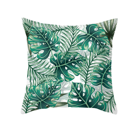 Green Plants Cushion Covers Waterproof Throw Pillow Covers Summer Pillows Cover Decorative for Home