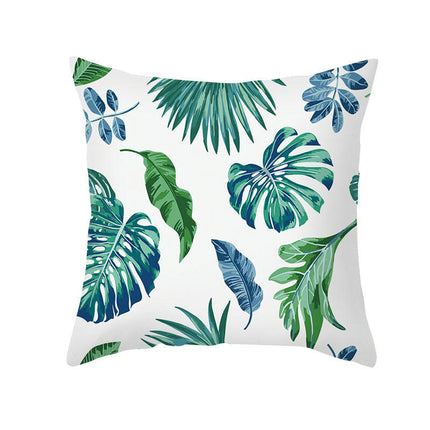 Green Plants Cushion Covers Waterproof Throw Pillow Covers Summer Pillows Cover Decorative for Home