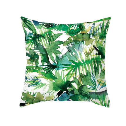 Green Plants Cushion Covers Waterproof Throw Pillow Covers Summer Pillows Cover Decorative for Home