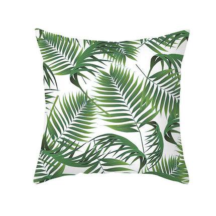 Green Plants Cushion Covers Waterproof Throw Pillow Covers Summer Pillows Cover Decorative for Home